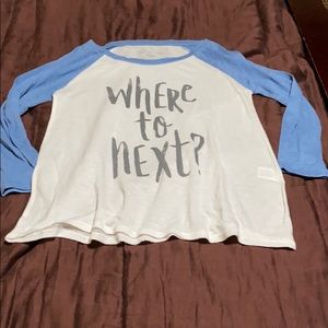 Pullover Long Sleeve Baseball Tee. EUC!